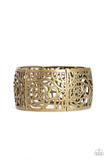 Load image into Gallery viewer, Victorian Variety-  Brass Bracelet - Floral Filigree - Stretchy Bands

