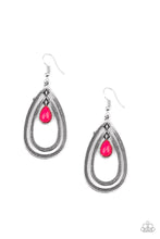 Load image into Gallery viewer, Drops of Color - Pink Earrings
