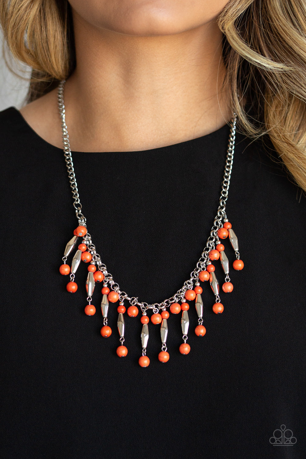 Earth Conscious - Orange Necklace