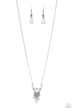 Load image into Gallery viewer, Trendsetting Trinket - Silver Necklace - Paparazzi
