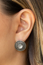 Load image into Gallery viewer, Fine Flora - White Earrings - Post- Paparazzi
