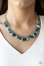 Load image into Gallery viewer, Downstage Dazzle - Blue Necklace
