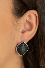 Load image into Gallery viewer, Marble Marvel - Black Earrings - Post- Paparazzi
