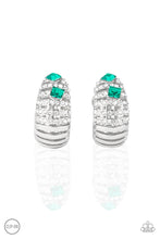 Load image into Gallery viewer, Bank Tank - Green Earrings- Clip On
