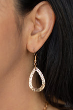 Load image into Gallery viewer, Teardrop Tempest - Gold Necklace
