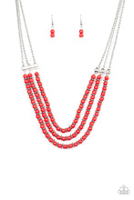 Load image into Gallery viewer, Terra Trails - Red Necklace
