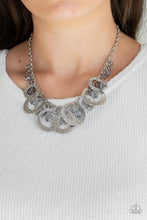 Load image into Gallery viewer, Turn It Up - Silver Necklace - Paparazzi
