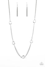 Load image into Gallery viewer, Teardrop Timelessness - White Necklace
