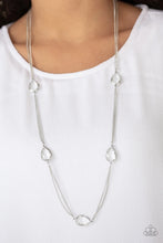 Load image into Gallery viewer, Teardrop Timelessness - White Necklace
