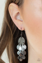 Load image into Gallery viewer, Do Chime In - Black Earrings - Paparazzi
