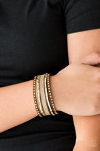 Load image into Gallery viewer, Seize the  Sass- Brass Bracelet- Urban
