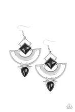 Load image into Gallery viewer, Geo Gypsy - Black Earrings - Paparazzi
