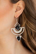 Load image into Gallery viewer, Geo Gypsy - Black Earrings - Paparazzi
