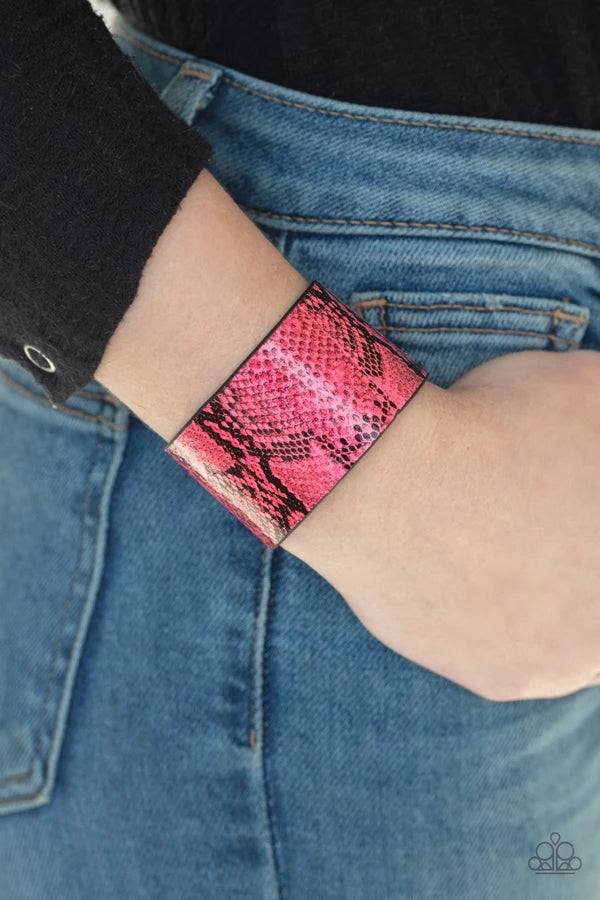 Its a Jungle Out There - Pink Bracelet NEON - Urban
