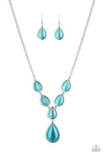 Load image into Gallery viewer, Dewy Decadence- Blue Necklace
