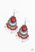 Load image into Gallery viewer, Eco Trip - Red Earrings
