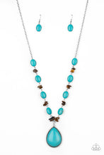 Load image into Gallery viewer, Desert Diva - Blue Necklace - Paparazzi
