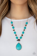 Load image into Gallery viewer, Desert Diva - Blue Necklace - Paparazzi
