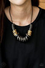 Load image into Gallery viewer, Magnificent Musings - Haute Hardware- Gunmetal/Black Necklace Set - Complete Trend Blend - Fashion Fix
