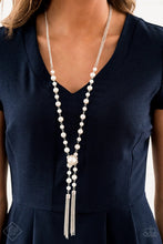Load image into Gallery viewer, Fiercely 5th Avenue - Vintage Diva - White Necklace Set - Complete Trend Blend - Fashion Fix
