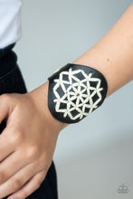 Load image into Gallery viewer, A Cross-Stitch In Time - Black Bracelet- Urban
