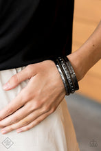 Load image into Gallery viewer, Magnificent Musings - Haute Hardware- Gunmetal/Black Necklace Set - Complete Trend Blend - Fashion Fix
