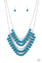Load image into Gallery viewer, Bubbly Boardwalk - Blue Necklace - Paparazzi
