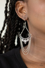 Load image into Gallery viewer, Burst Into TIERS - Silver Earrings - Paparazzi
