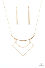 Load image into Gallery viewer, Egyptian Edge - Gold  Necklace
