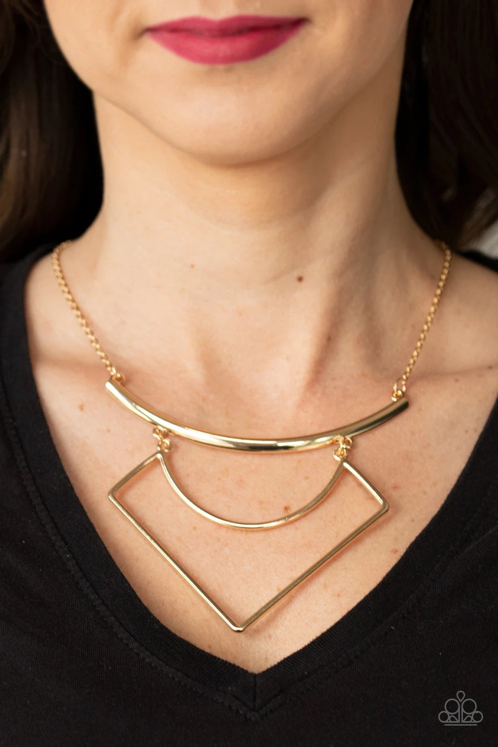 Egyptian Edge - Gold  Necklace