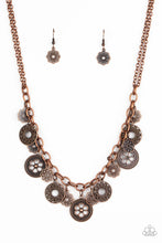 Load image into Gallery viewer, Meadow Masquerade - Copper Necklace
