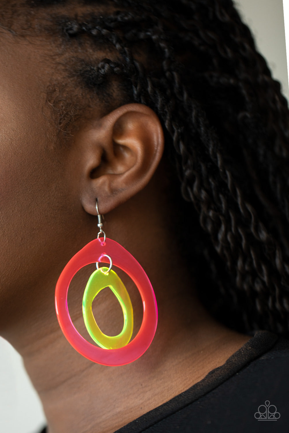 Show Your True NEONS - Multi Earrings - Hoop