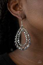Load image into Gallery viewer, Glacial Glaze - Silver Earrings - Paparazzi
