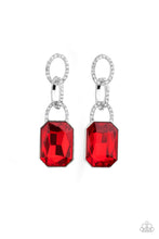 Load image into Gallery viewer, Superstar Status - Red Earrings - Post- Paparazzi
