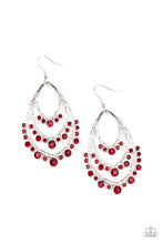 Load image into Gallery viewer, Break Out In TIERS - Red Earrings
