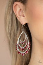 Load image into Gallery viewer, Break Out In TIERS - Red Earrings
