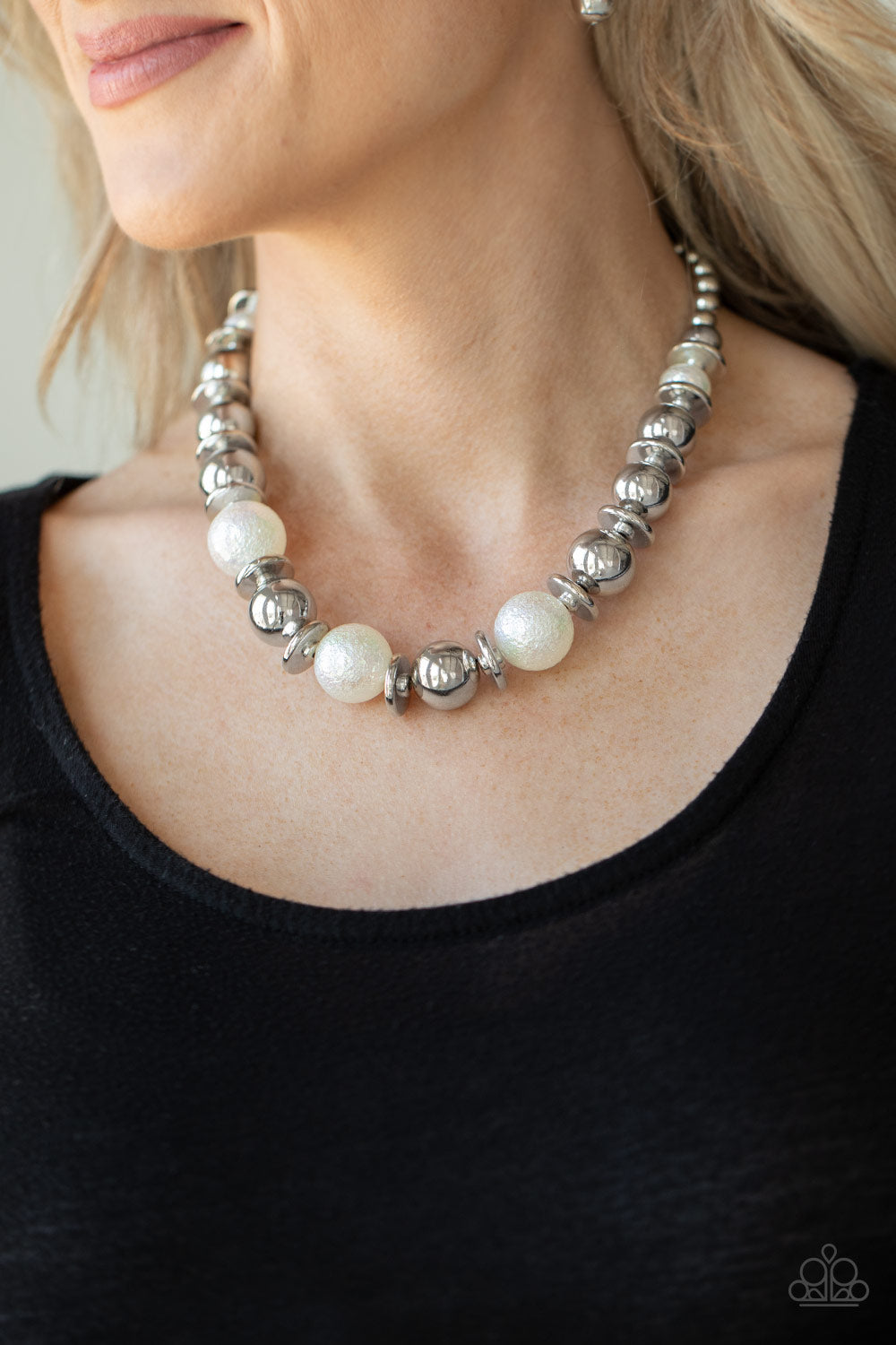 Twinkle Twinkle, I'm The Star- Silver Necklace - Paparazzi