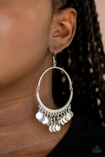 Load image into Gallery viewer, Speed of SPOTLIGHT - Silver Earrings - Hoop
