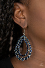 Load image into Gallery viewer, Glacial Glaze - Blue Earrings - Paparazzi

