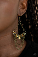 Load image into Gallery viewer, Burst Into TIERS - Brass Earrings
