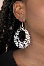 Load image into Gallery viewer, Serenely Shattered - Silver Earrings
