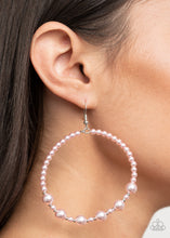 Load image into Gallery viewer, Boss Posh - Pink Earrings - Hoop
