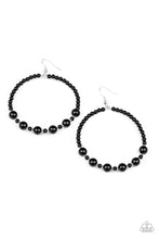 Load image into Gallery viewer, Boss Posh - Black Earrings - Hoop
