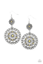 Load image into Gallery viewer, Beaded Brilliance - Yellow Earrings
