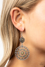 Load image into Gallery viewer, Beaded Brilliance - Yellow Earrings
