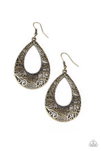 Load image into Gallery viewer, Get Into The GROVE - Brass Earrings
