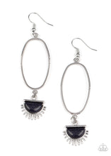 Load image into Gallery viewer, SOL Purpose - Blue Earrings  - Hoop
