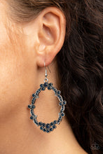 Load image into Gallery viewer, Sparkly Status - Blue Earrings - Paparazzi

