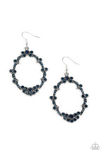 Load image into Gallery viewer, Sparkly Status - Blue Earrings - Paparazzi
