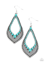 Load image into Gallery viewer, Essential Minerals - Blue Earrings - Paparazzi
